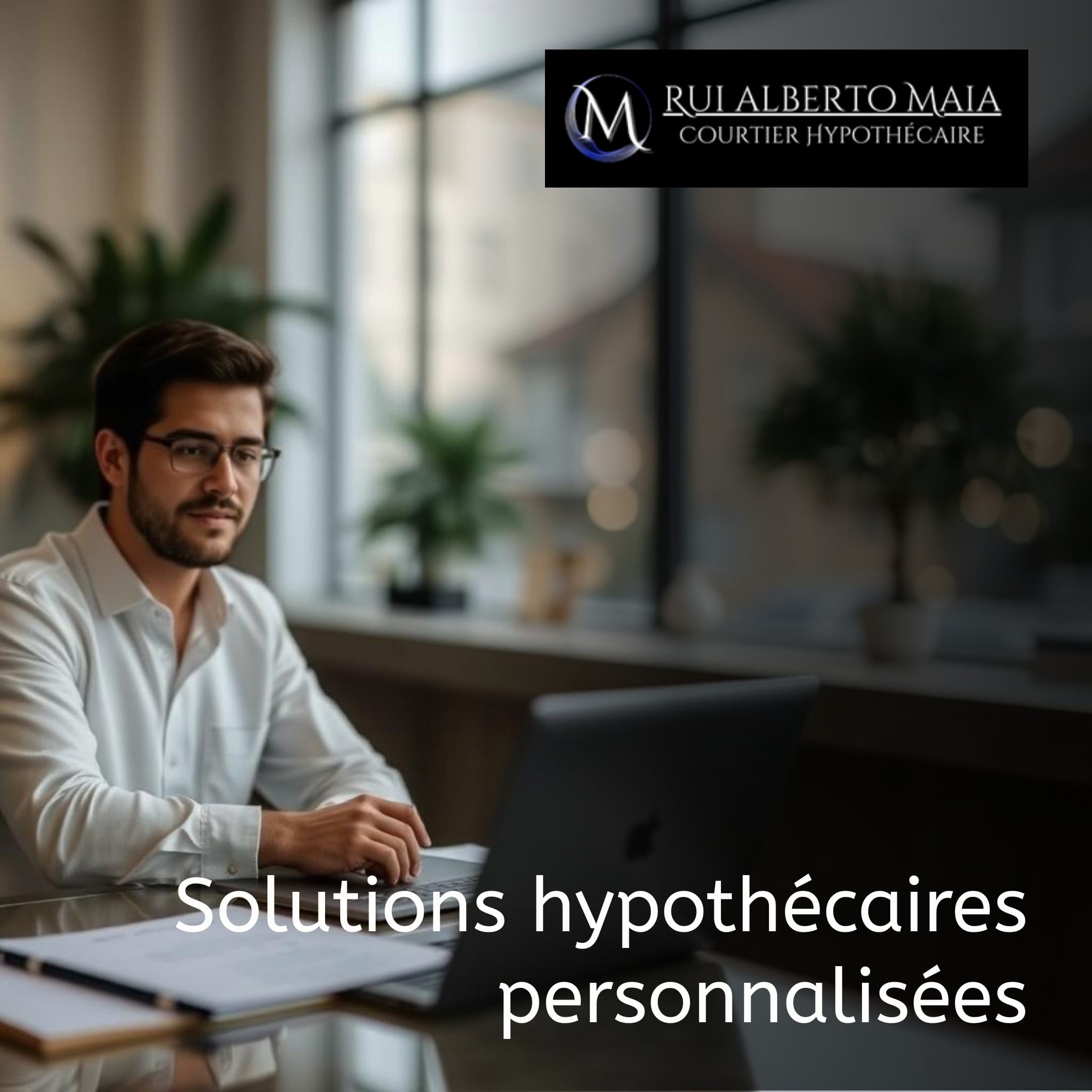 Rui alberto maia, courtier hypothécaire, offrant des solutions hypothécaires personnalisées.