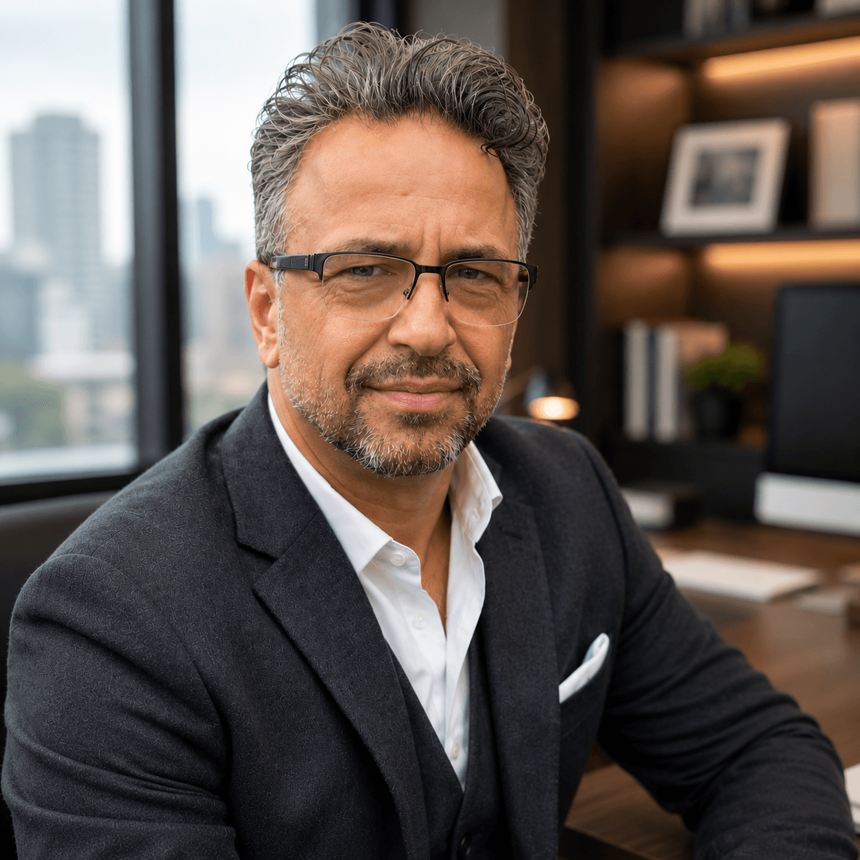 Portrait of rui alberto maia, mortgage broker in montreal, real estate financing expert with over 25 years of experience.
